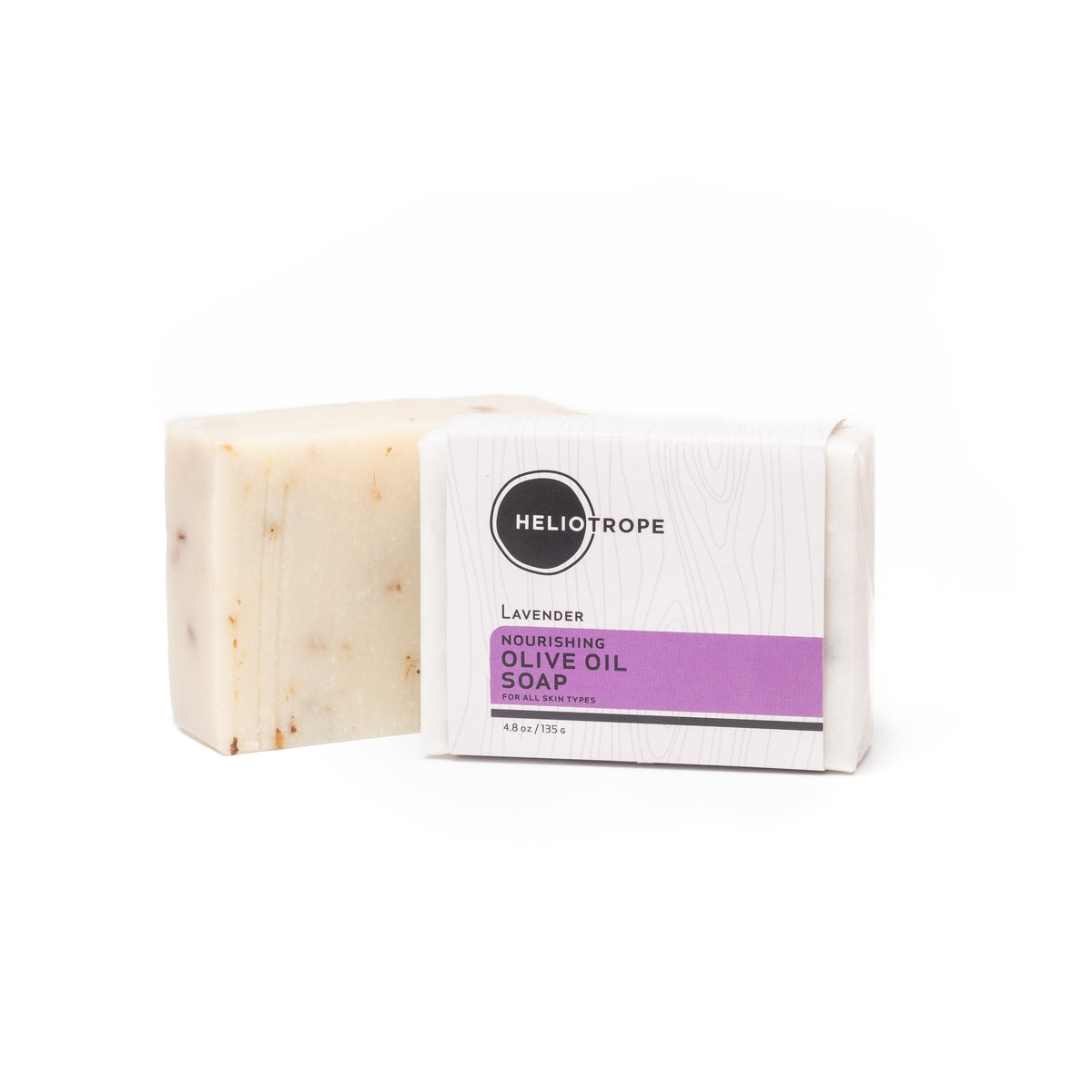 Heliotrope Nourishing Olive Oil Soap Bar - lavender