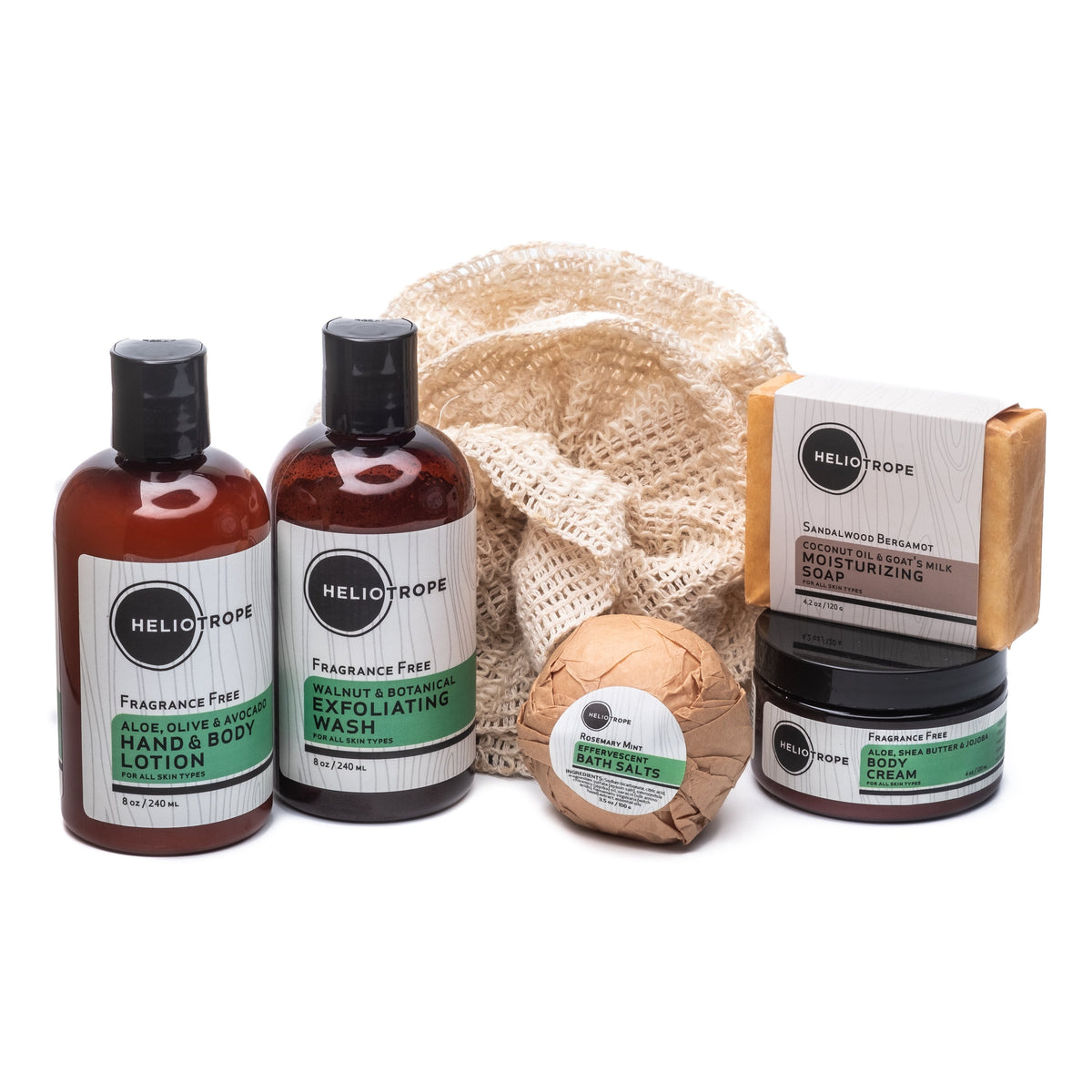 Heliotrope Body Care Gift Basket