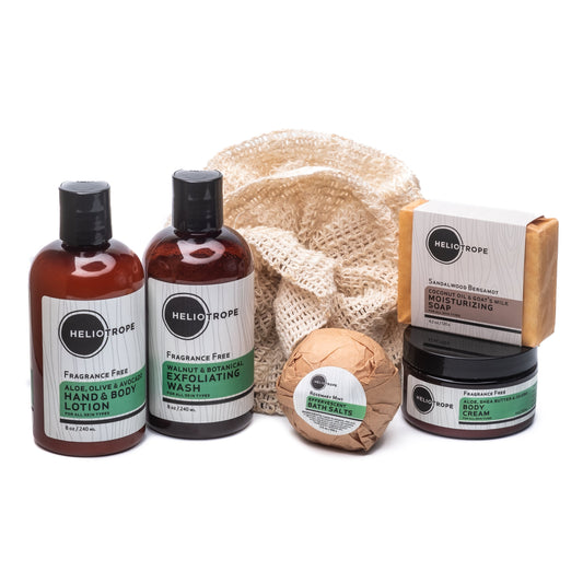Heliotrope Body Care Gift Basket