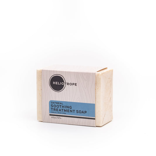 Heliotrope Soothing Treatment Soap Bar - oatmeal