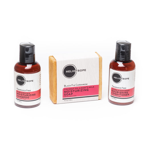 Heliotrope Hair Care Travel Sampler